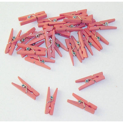 Roze knijpers - 24 stuks van Folat koop je bij Partywinkel