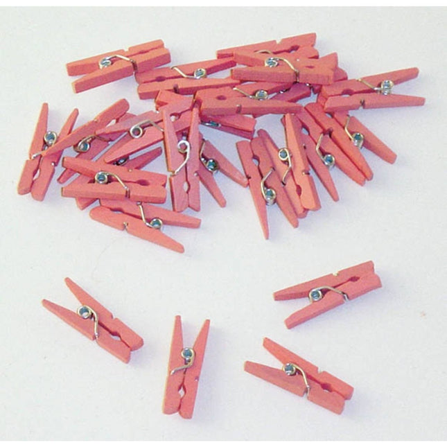 Roze knijpers - 24 stuks van Folat koop je bij Partywinkel