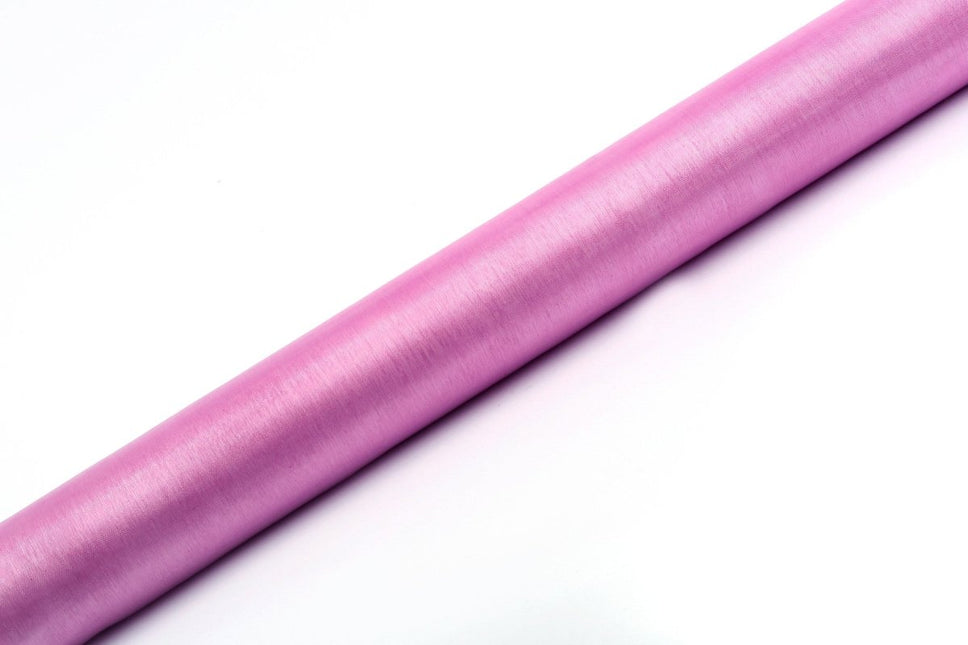 Roze Organza Stof 36cm 9m van Partydeco koop je bij Partywinkel
