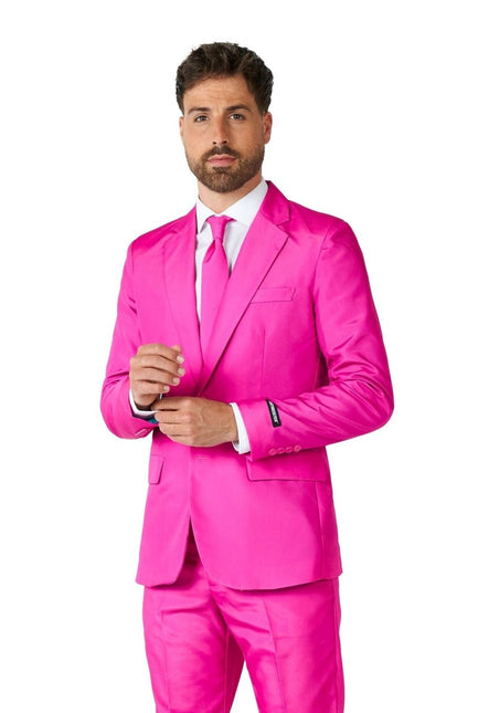 Roze Pak Heren Suitmeister van Suitmeister koop je bij Partywinkel