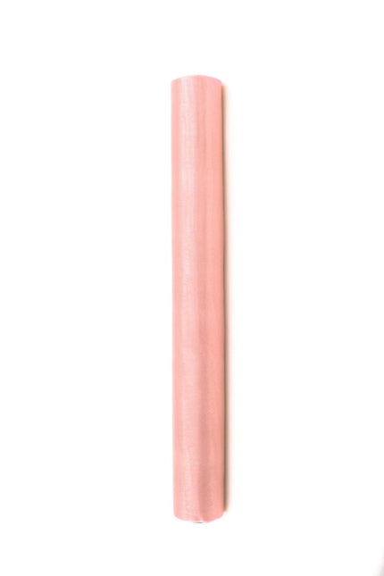 Roze Pastel Organza Stof 36cm 9m van Partydeco koop je bij Partywinkel