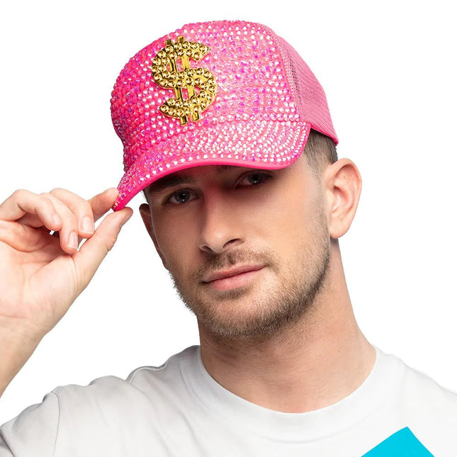 Roze Pet Dollar Teken van Boland koop je bij Partywinkel