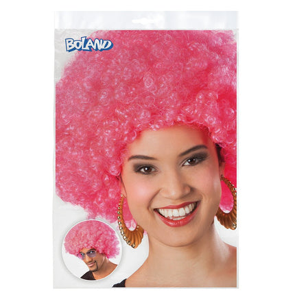 Roze Pruik Groove van Boland koop je bij Partywinkel