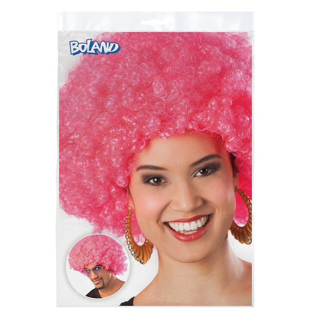 Roze Pruik Groove van Boland koop je bij Partywinkel