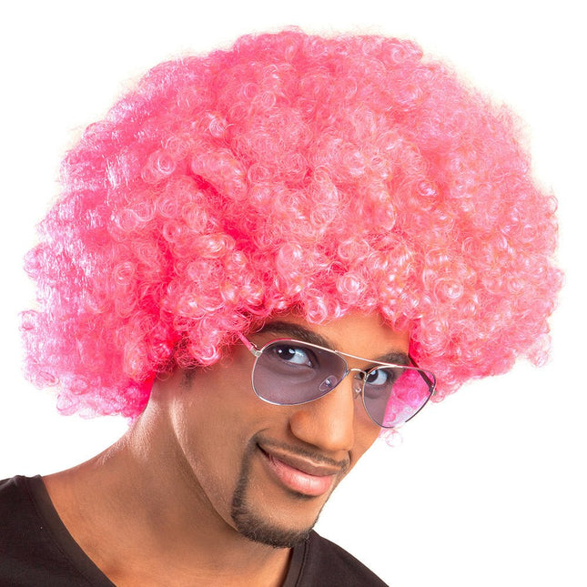 Roze Pruik Groove van Boland koop je bij Partywinkel
