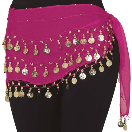 Roze Rok Buikdanseres 1,35m van Fiestas Guirca koop je bij Partywinkel