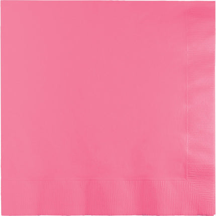 Roze Servetten 2 - Laags 33cm 20st van Creative Converting koop je bij Partywinkel