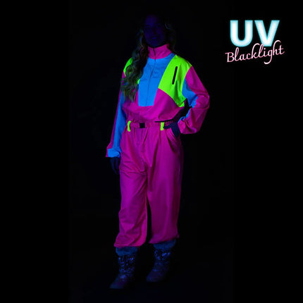 Roze Skipak Dames Uv Blacklight van Boland koop je bij Partywinkel