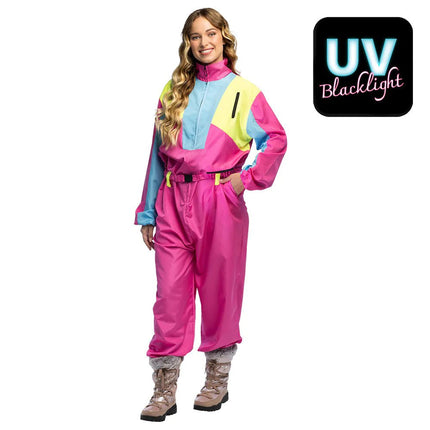 Roze Skipak Dames Uv Blacklight van Boland koop je bij Partywinkel
