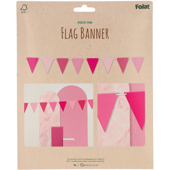 Roze Slinger 6m van Folat koop je bij Partywinkel