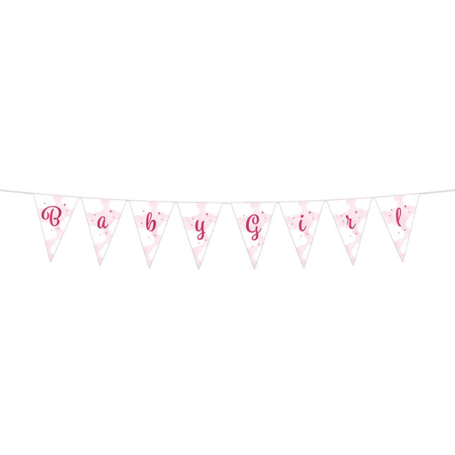 Roze Slinger Baby Girl 2m van WeFiesta koop je bij Partywinkel