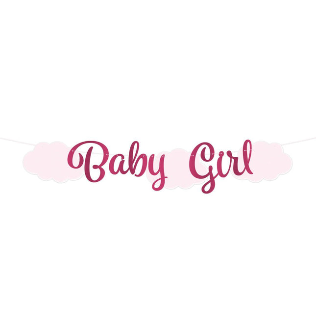 Roze Slinger Baby Girl 2m van WeFiesta koop je bij Partywinkel