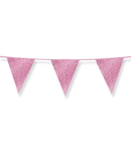 Roze Slinger Glitter 6m van Paper Dreams koop je bij Partywinkel