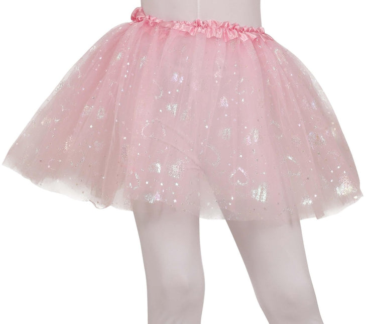 Roze Tutu Meisje Hartjes van Fiestas Guirca koop je bij Partywinkel