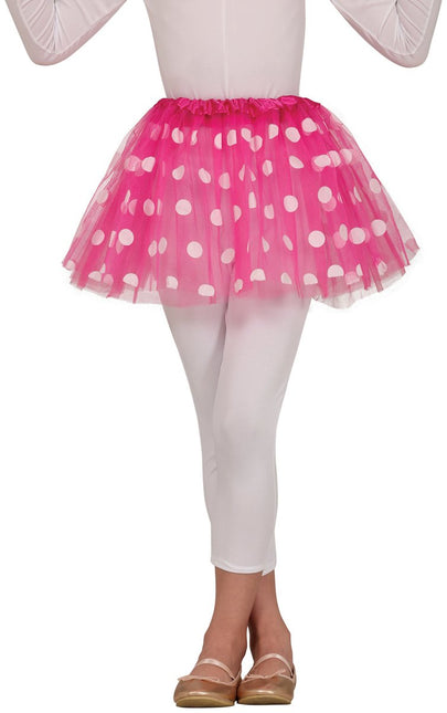 Roze Tutu Meisje Stippen van Fiestas Guirca koop je bij Partywinkel