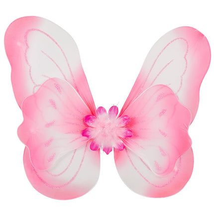 Roze Vleugels Iris 44cm van Boland koop je bij Partywinkel