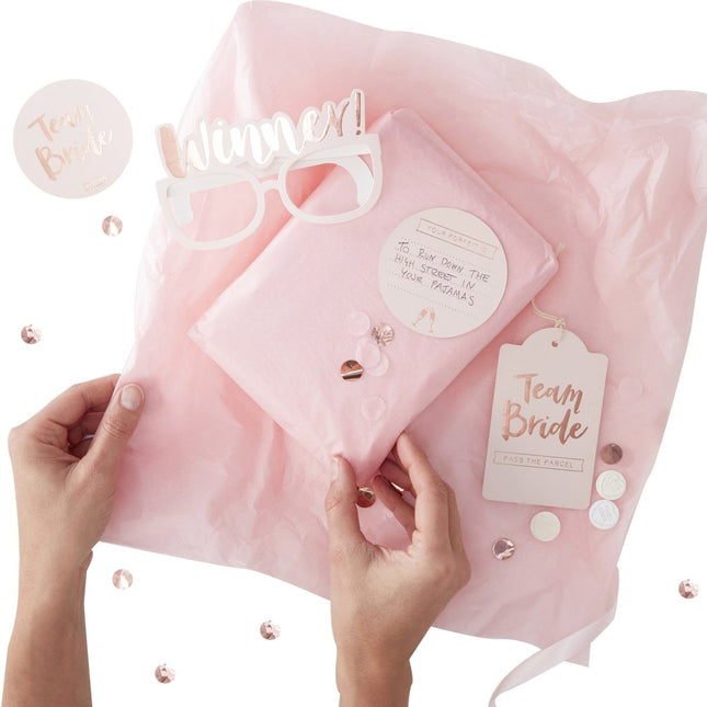 Roze Vrijgezellenfeest Spel van Ginger Ray koop je bij Partywinkel