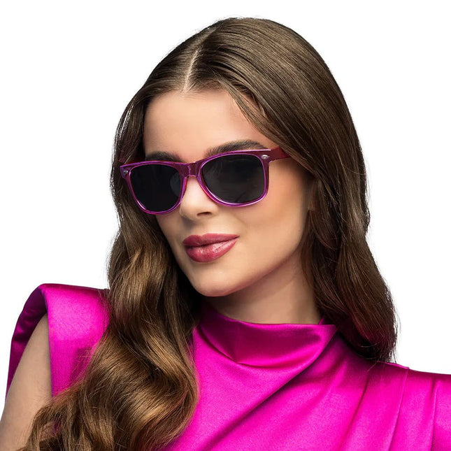 Roze Zonnebril Glans van Boland koop je bij Partywinkel