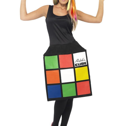 Rubik's Cube 3D Kostuum Dames van Smiffys koop je bij Partywinkel