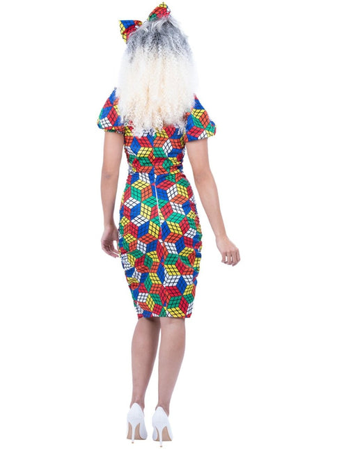 Rubik's Cube Jurk Dames van Smiffys koop je bij Partywinkel