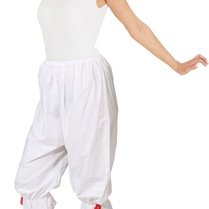 Ruffle broek Wit van Orlob koop je bij Partywinkel