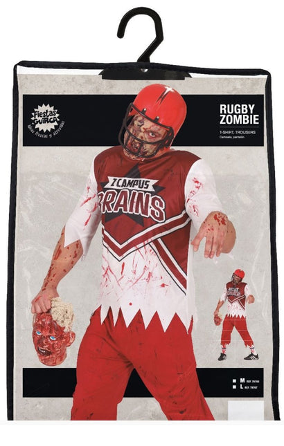 Rugby zombie Halloween Kostuum Heren van Fiestas Guirca koop je bij Partywinkel