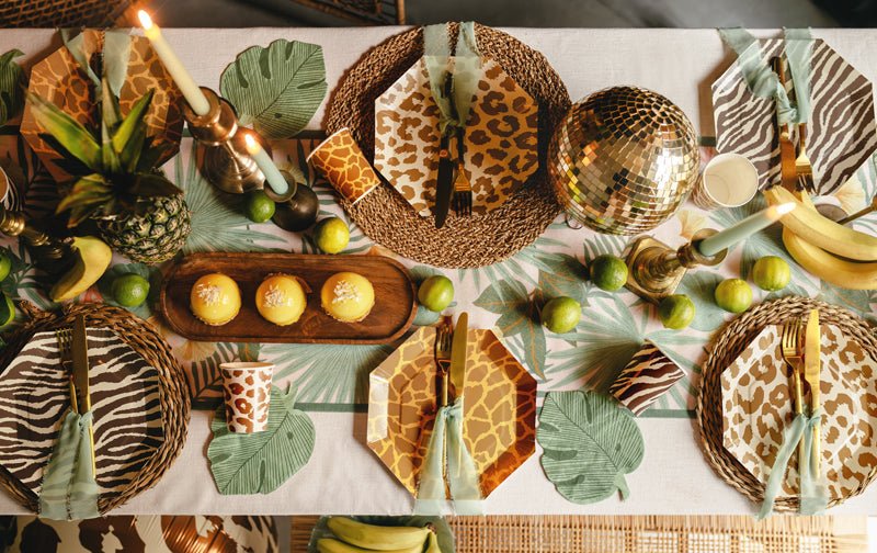 Safari Borden 23cm 6st van Partydeco koop je bij Partywinkel