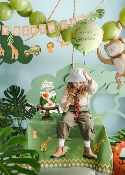 Safari Tafelkleed 1,8m van Partydeco koop je bij Partywinkel