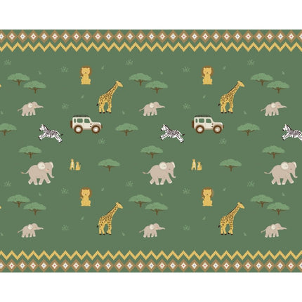 Safari Tafelkleed 1,8m van Partydeco koop je bij Partywinkel