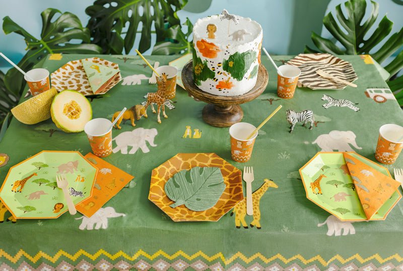 Safari Tafelkleed 1,8m van Partydeco koop je bij Partywinkel