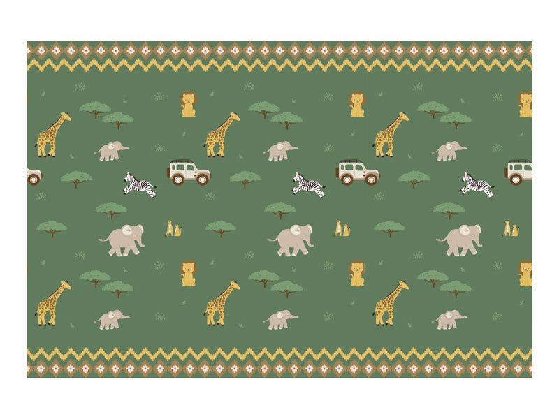Safari Tafelkleed 1,8m van Partydeco koop je bij Partywinkel