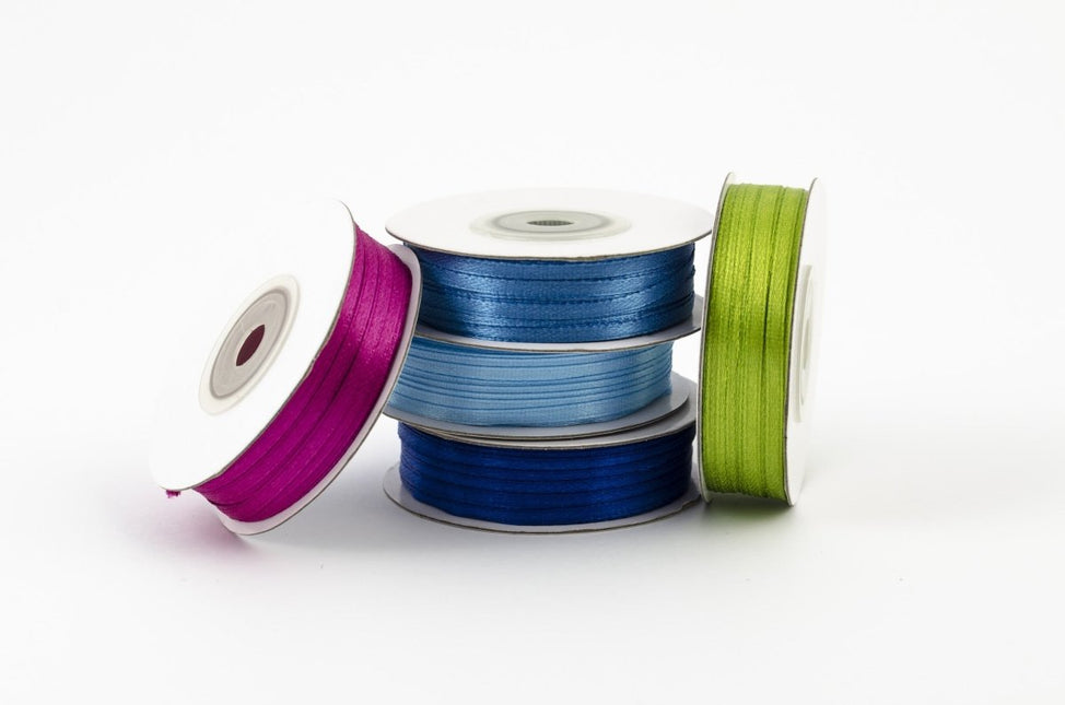 Satijn Lint Fuchsia 3mm 50m van Partydeco koop je bij Partywinkel