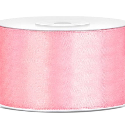 Satijn Lint Lichtroze 38mm 25m van Partydeco koop je bij Partywinkel