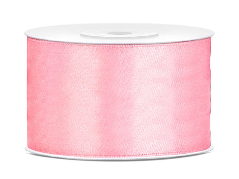 Satijn Lint Lichtroze 38mm 25m van Partydeco koop je bij Partywinkel