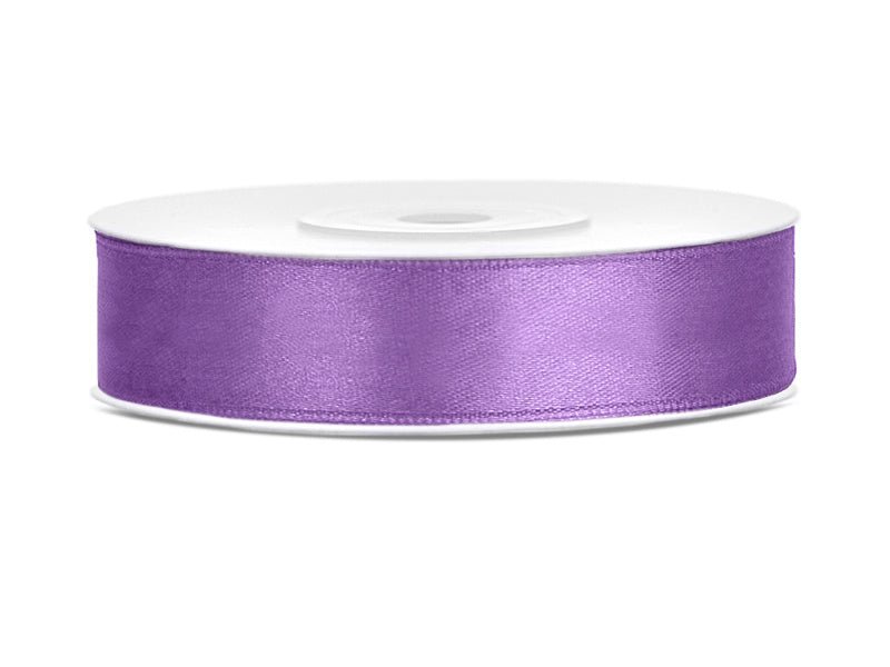 Satijn Lint Lila 12mm 25m van Partydeco koop je bij Partywinkel