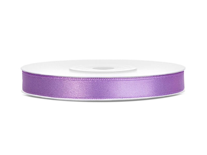 Satijn Lint Lila 6mm 25m van Partydeco koop je bij Partywinkel