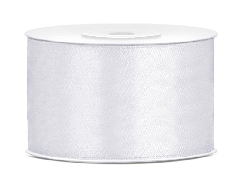 Satijn Lint Wit 38mm 25m van Partydeco koop je bij Partywinkel
