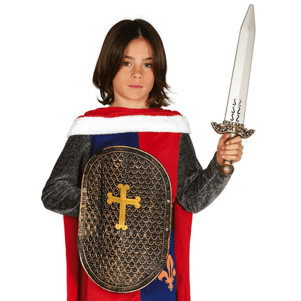 Schild En Zwaard Kind 48cm van Fiestas Guirca koop je bij Partywinkel