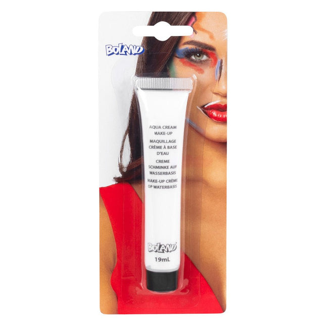 Schmink Waterbasis Wit 19ml van Boland koop je bij Partywinkel
