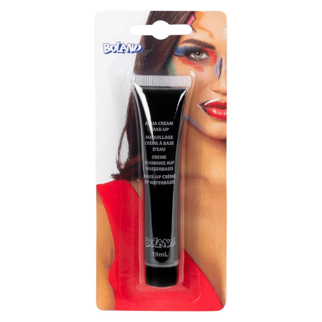 Schmink Waterbasis Zwart 19ml van Boland koop je bij Partywinkel