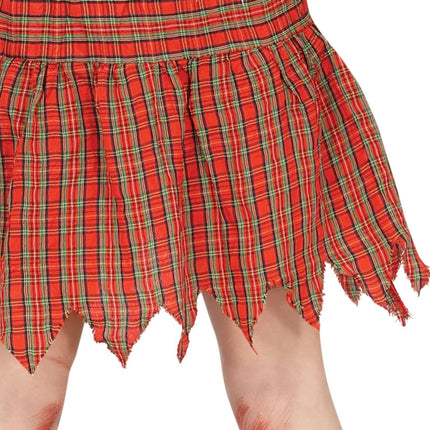 Schoolmeisje Kostuum Rood Wit Zombie van Fiestas Guirca koop je bij Partywinkel