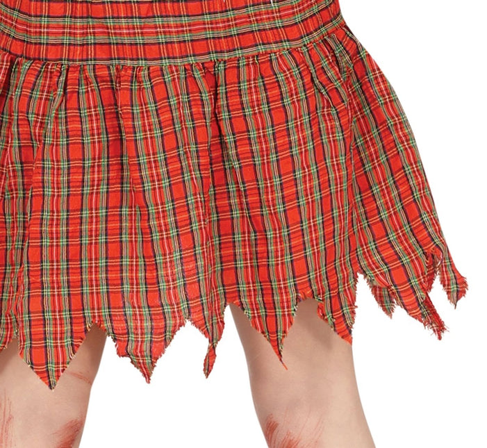 Schoolmeisje Kostuum Rood Wit Zombie van Fiestas Guirca koop je bij Partywinkel