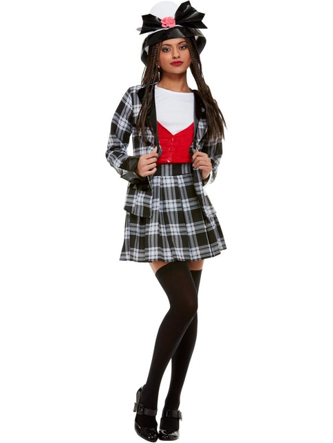 Schoolmeisje Kostuum Zwart Wit Dames Clueless Dionne van Smiffys koop je bij Partywinkel