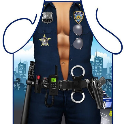 Schort Politie Man van Partychimp koop je bij Partywinkel