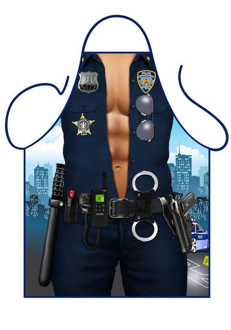 Schort Politie Man van Partychimp koop je bij Partywinkel