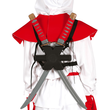 Schouder Samurai Zwaarden 55cm van Fiestas Guirca koop je bij Partywinkel