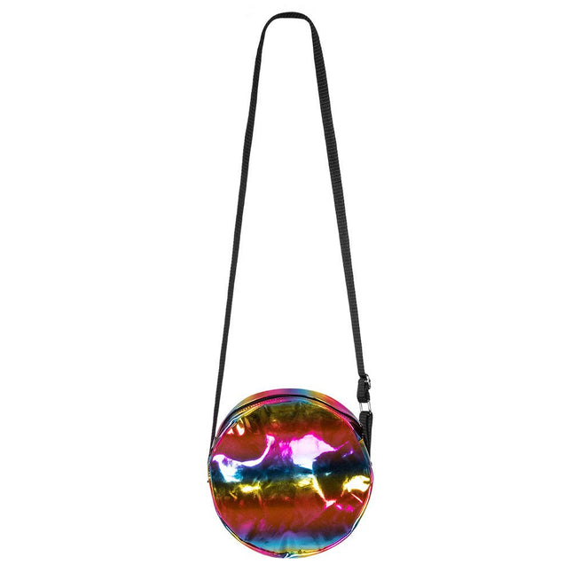 Schoudertasje Holografisch Regenboog 20cm van Boland koop je bij Partywinkel