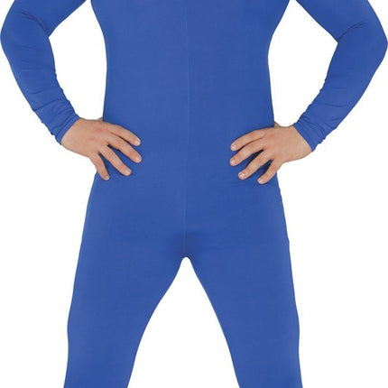 Second Skin Pak Kostuum Blauw Heren van Fiestas Guirca koop je bij Partywinkel
