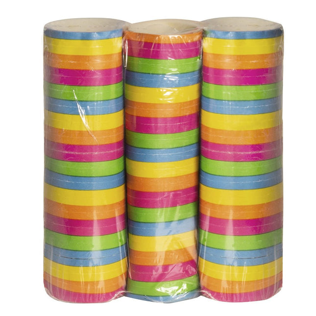 Serpentines Regenboog 4m 3st van Boland koop je bij Partywinkel
