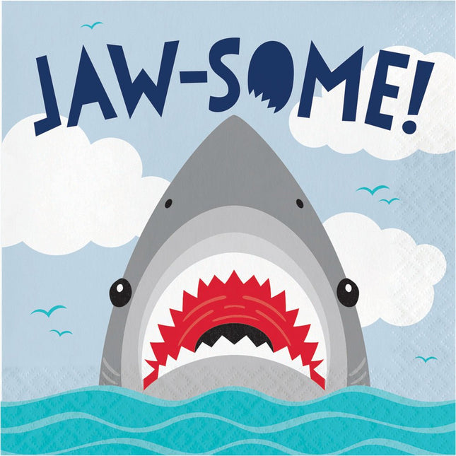 Servetten Jaw - Some 33cm 16st van Creative Converting koop je bij Partywinkel